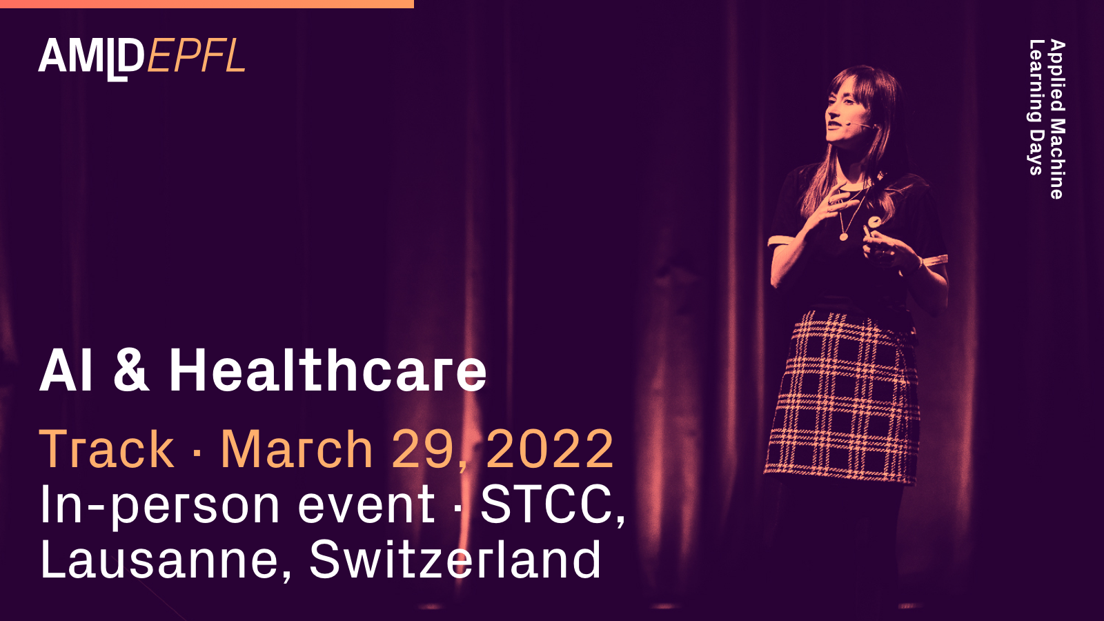Applied Machine Learning Days – AI & Healthcare