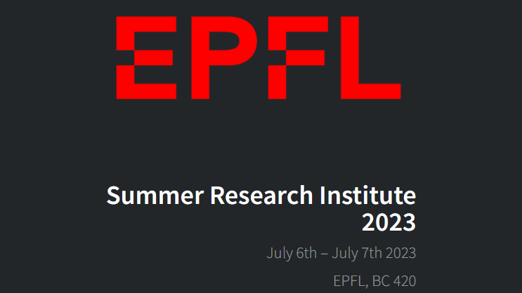 SURI – Summer Research Institute / Security and Privacy edition