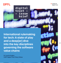Digital Trust Issue Brief: International Rulemaking for Tech