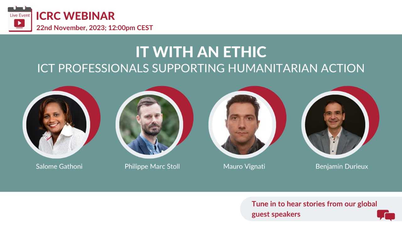 ICRC Webinar : IT With An Ethic