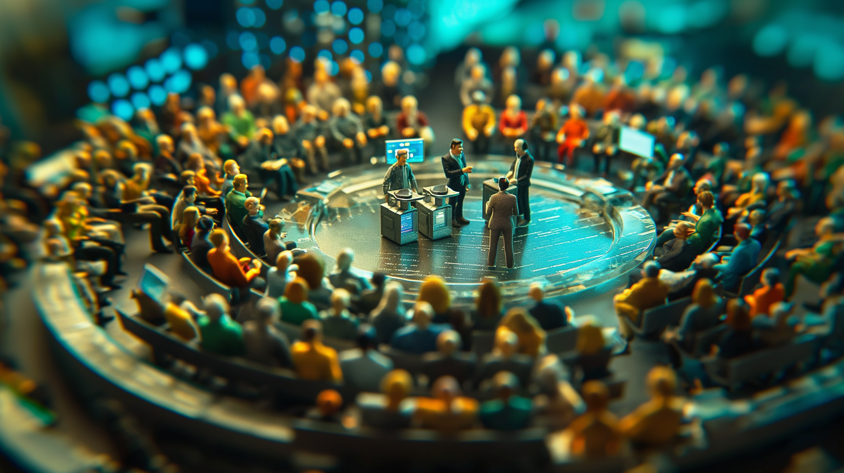 Débat télévisé en Deepfake – Pôle de création numérique
