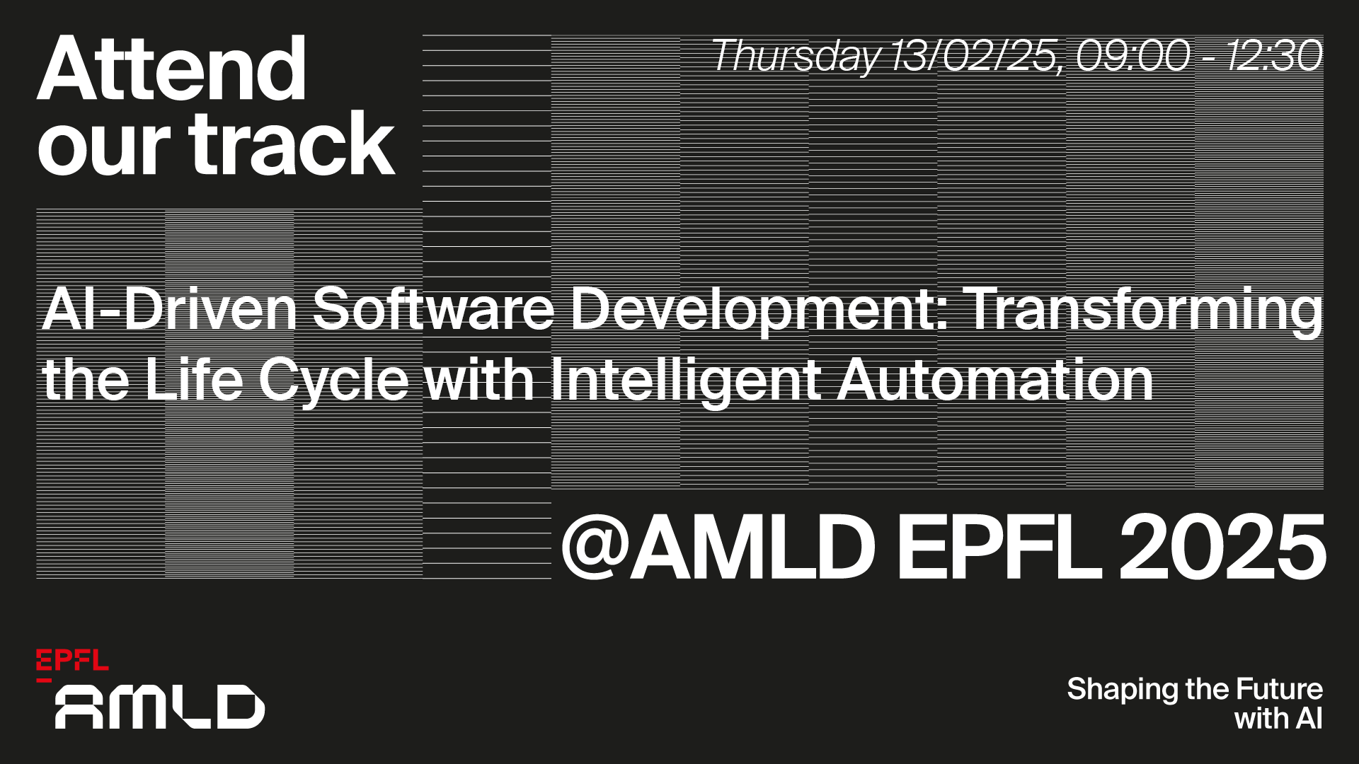Applied Machine Learning Days 2025 – AI & Software Development Life Cycle