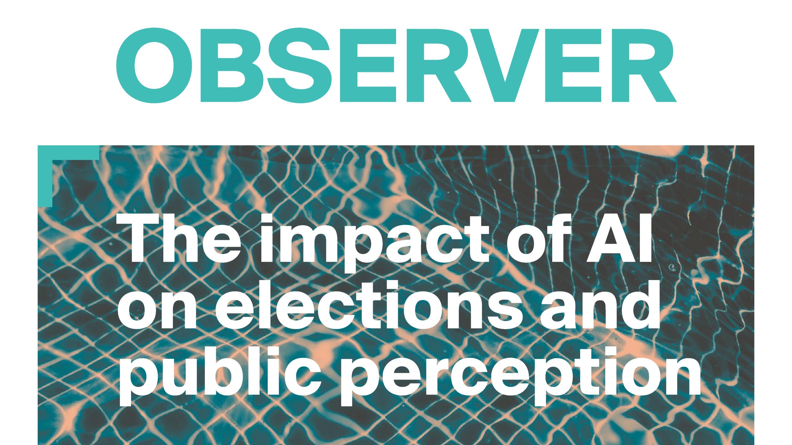 New C4DT Observer #14 , entitled “The Impact of AI on Elections and Public Perception”, is out !