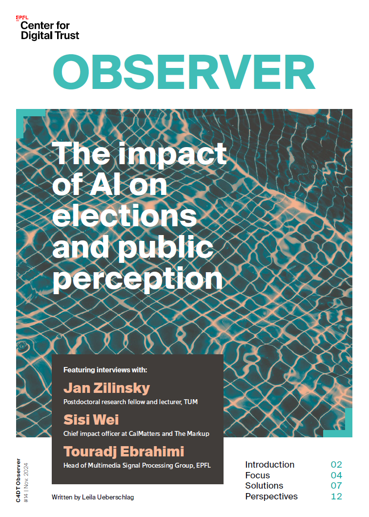 Observer 14 The Impact of AI on Elections and Public Perception