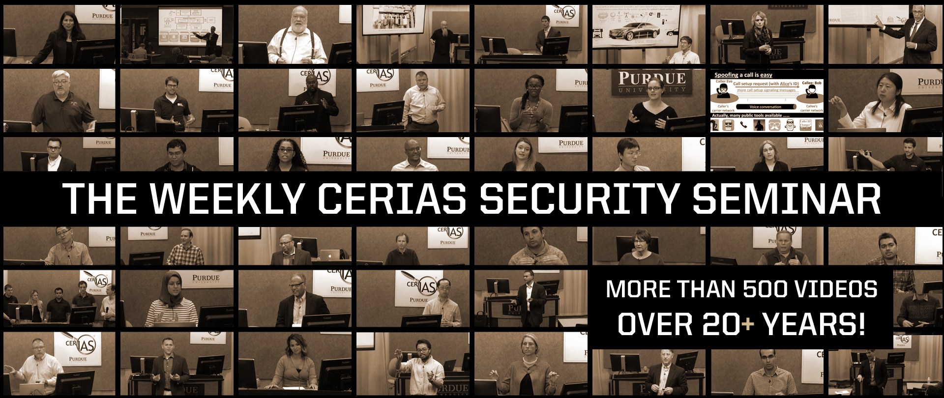 CERIAS Weekly Security Seminar