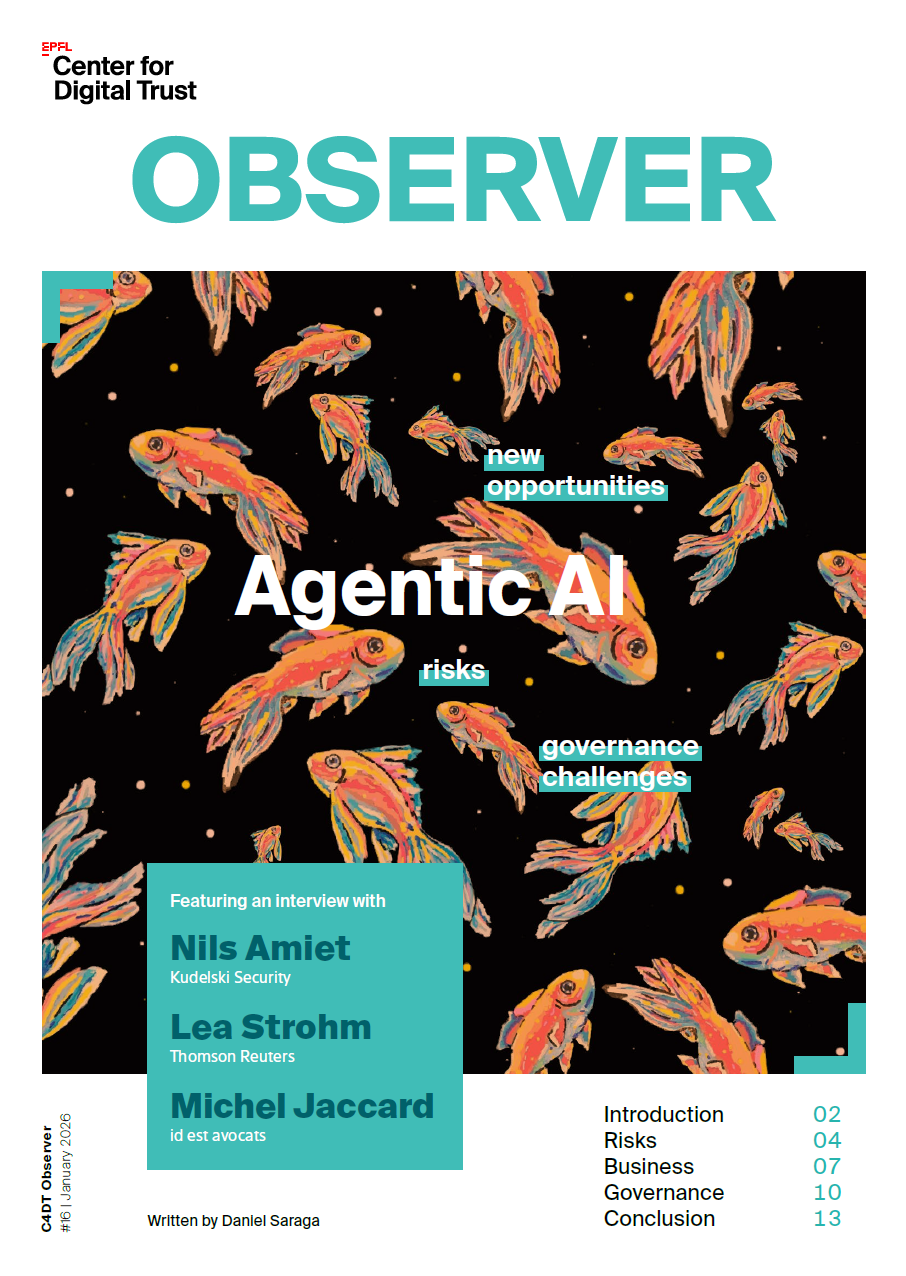 The new C4DT Observer No. 16, titled “Agentic AI,” is now available!